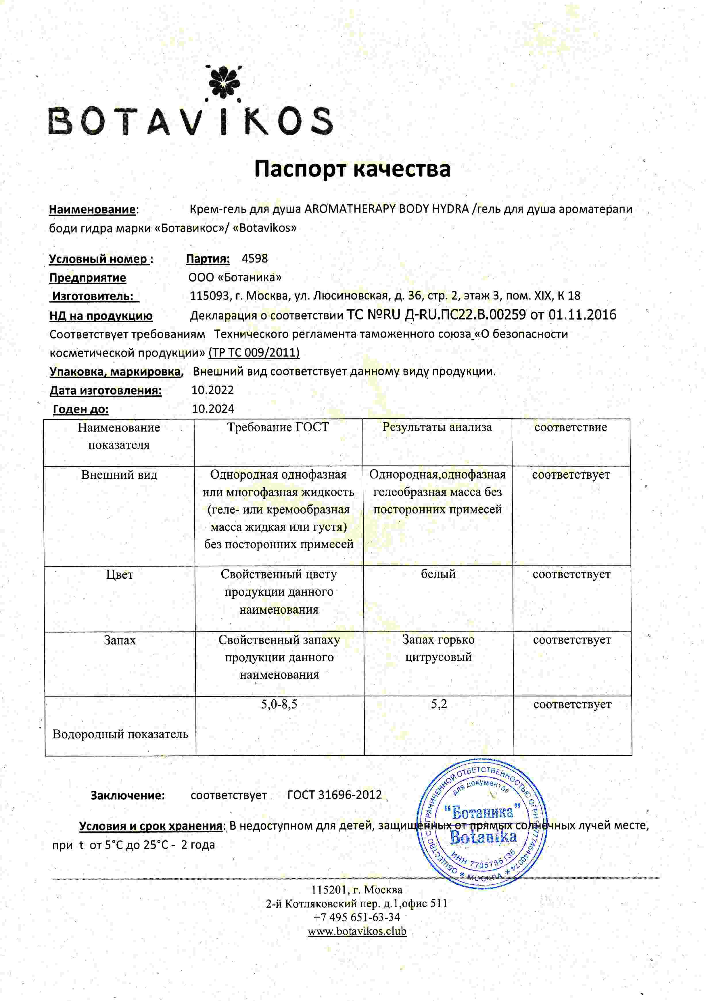 Паспорт №102022